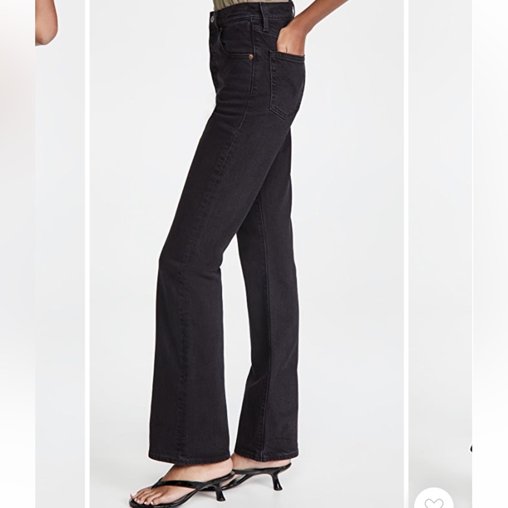 Levi's Women's High Rise Boot Cut Jeans - Black - Picture 2 of 8